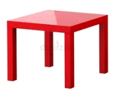 Stylish high gloss Red Square Coffee Table