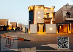 For sale: Villa in Ajman Al Amera, 5 master bedrooms, a living room, and a maid's room. Freehold