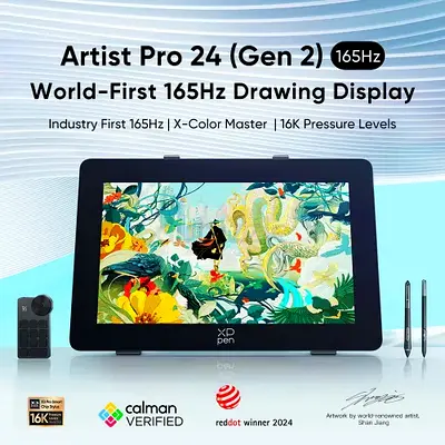 XP PEN ARTIST 24 (165hz) (with slim pen only)