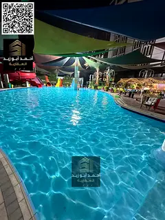 Finest 1 BHK in Al Rashidiya 1 with gym, pool, aqua park, parking, appliances, Central A/C. Rent 45k