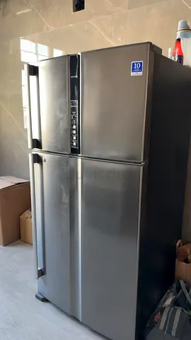 Silver Double Door Refrigerator for Sale