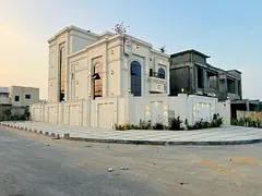 Corner villa for sale in the prestigious Al Yasmin area of ​​Ajman
