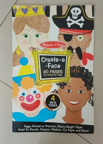 Melissa  Doug- Create-A-Face- (4 Skin Tones)