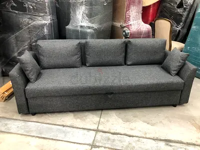 IKEA holmsund three seat sofa bed with storage
