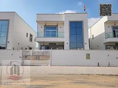 Villa for sale in Ajman, Al Zahiyah area. 5 master bedrooms, majlis, living room, and maid's roo