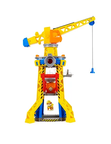Rubble and crew crane tower toy
