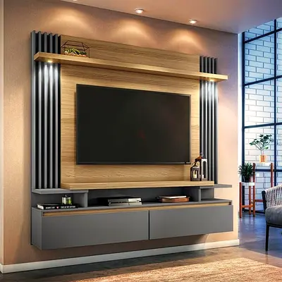 Sleek Modern Entertainment Center for Your Living Room
