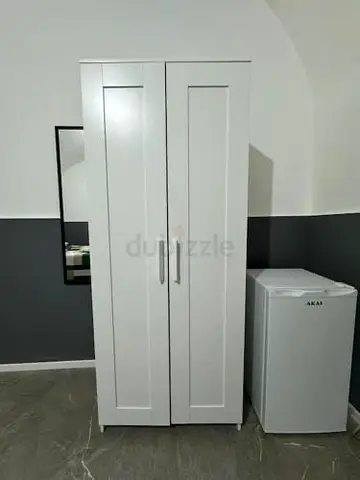 Modern White Wardrobe in Excellent Condition