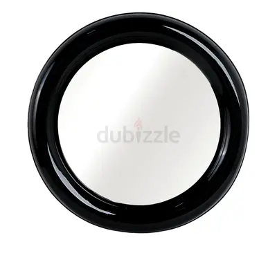 Modern Large Black Round Mirror