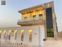 For sale, a villa in Ajman Al Helio, 3 master rooms, a Majles room, a hall, and a maid’s room, fre