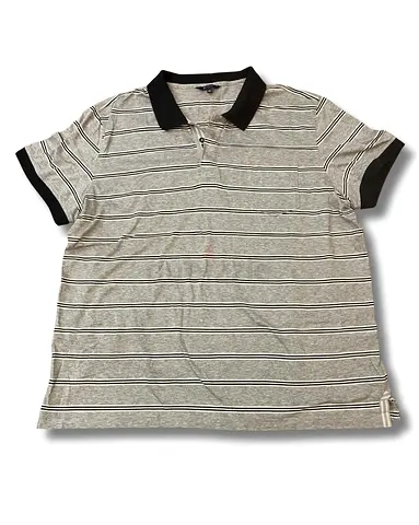 Mens Striped Façonnable Polo Shirt