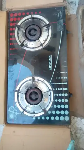 Used Krypton Gas Stove - Dual Burners cylinder gas stove