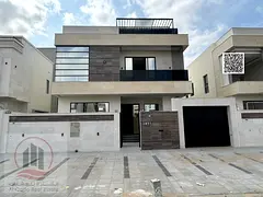 For sale, a modern villa, one of the most luxurious villas in Ajman, in the AL Bahia area, without a