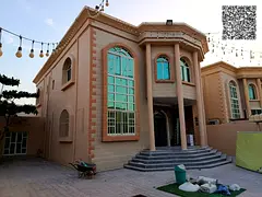 Villa for rent - Al Mowaihat 1. The villa consists of two floors: First floor: master bedroom, loung