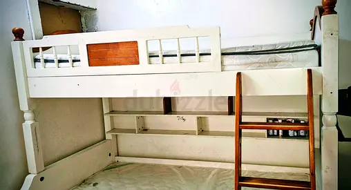 Charming White Kids Loft Bed