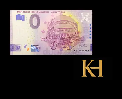 Zero Euro Banknote from the Mercedes-Benz Museum - A Unique Collectors Item