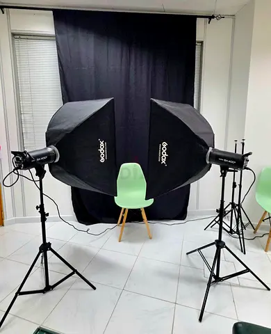 Godox SK400II and soft boxes-full set photography lights