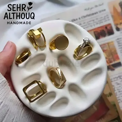 Handmade Ring Holder حامل خواتم صناعه يدويه