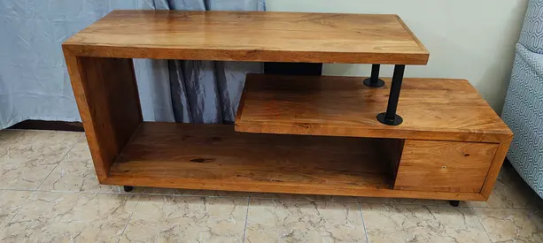Stylish solid wooden TV stand