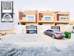 For rent in Al Zahia, a townhouse with 4 master bedrooms, a living room, a majlis, a kitchen, and a