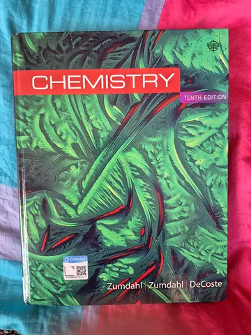 Chemistry tenth addition zumdahl book for sale
