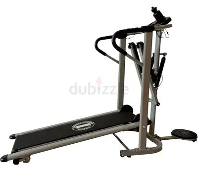 treadmill 3 - Manual Treadmill with Sit-Up Function, Ropes and Twister MFLA-407-4