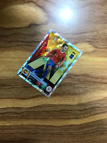 Limited Edition Ultimate Team Trading Card of Football Star Andres Ineista