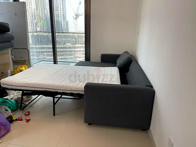 Vimle L shape sofa bed with mattress