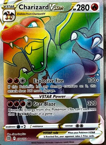 Charizard Vstar rainbow