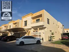 Villa for sale in Al Yasmin, 5 master bedrooms, 2 living rooms, majlis, kitchen, maid's room and