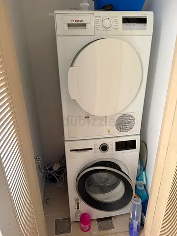 Bosch Separate 9kG washer 9kG dryer Set
