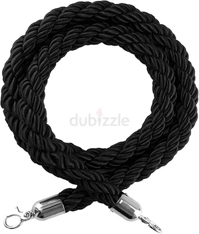 Durable Black Resistance Training Rope