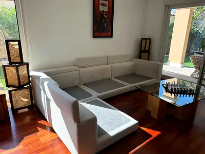 Looks great Condition Chattels and More Olta Corner Sofa Beige