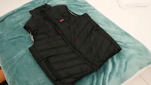 Original Heating Mens Black Padded Vest for Sale