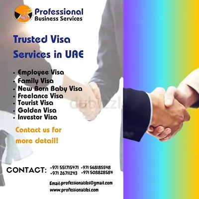 TRUSTED VISA SERVICES IN UAE. CONTACT US NOW!