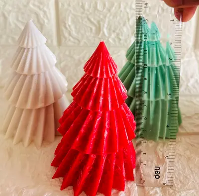 Colorful Decorative Christmas Tree Candles