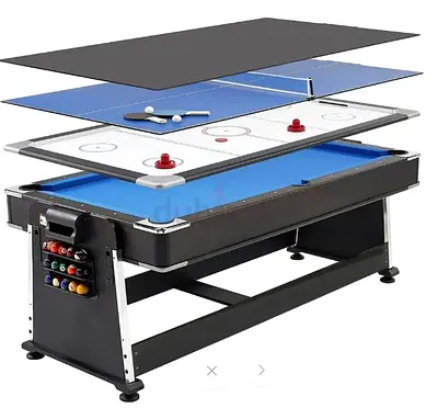 air hockey 7 - 4 in 1 Multi-Game Tables Pool table, hockey table, tennis table and dining table - MF