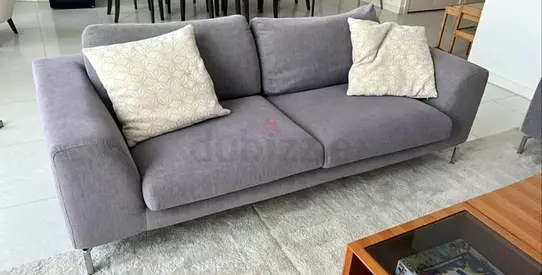 The One Comfortable Grey Sofa with Cushions