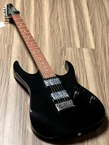 Ibanez Old Model Black Electric Guitar with Guitar Strap, Stand and Bag