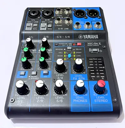 Yamaha MG06X Mixer | SPX Effects | Like New