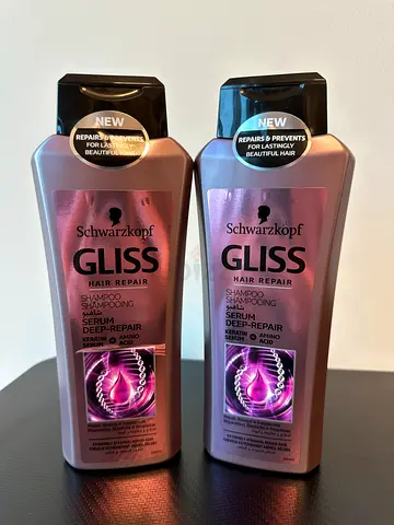 NEW Gliss Kur Hair Repair Shampoo 400ml (2 Pieces)