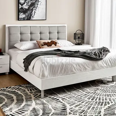 King Bed with Mattress 180x200cm