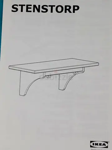 IKEA STENSTORP SHELF ASSEMBLED BUT NOT USED