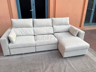 Looks great Condition Ikea Eskelstuna Sofa _ Bed with Storage
