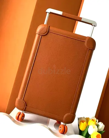 Hermes Rolling Mobility Suitcase Cabine 55 Surfer Luggage Brown