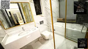 Luxury villa with a custom design, located on a corner lot with 6 master bedrooms and a rooftop terr