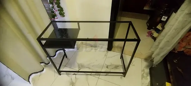 Metal Study table Ikea 6 months old