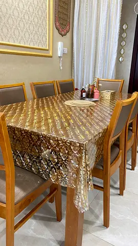 Elegant Dining Table with Comfortable Chairs