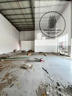 "Warehouse for rent 2000 sqft, 21kW, annual rent 90K AED, ready to operate."