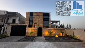 Luxury Villa for Sale in Al Alia | Stone Facade | Smart Systems | 5 Master Bedrooms | Near Sheikh Mo